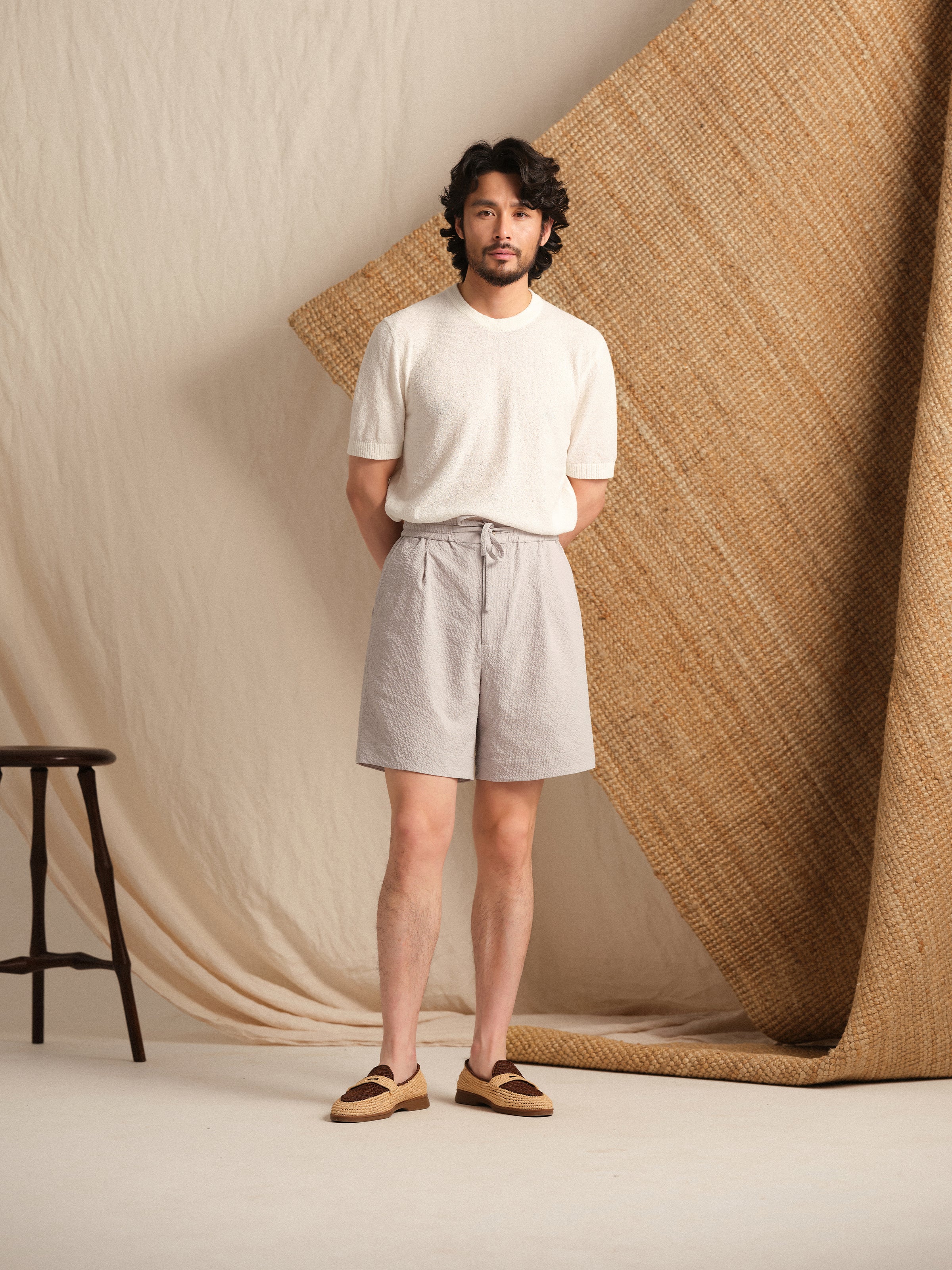 Men's Breathable Seersucker Shorts