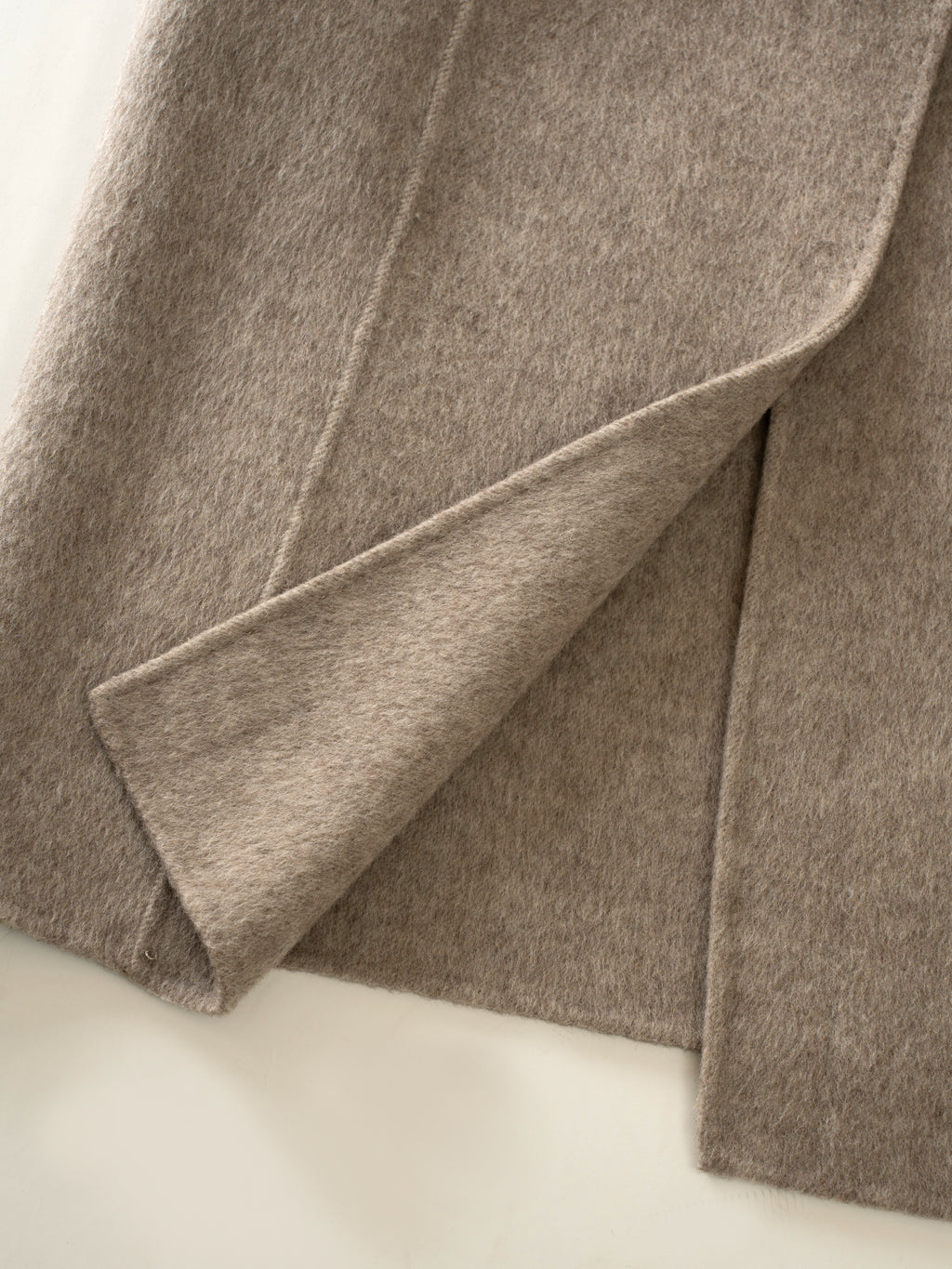 850g Thick Wool Balmacaan Overcoat