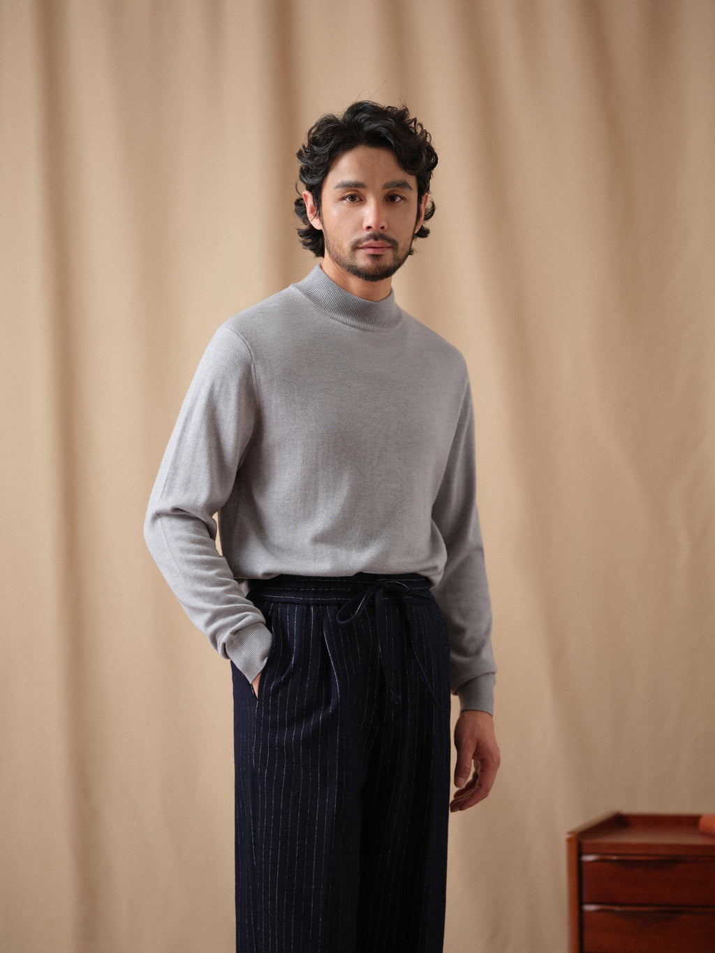 Men's 12-Gauge Lambswool Turtleneck Sweater