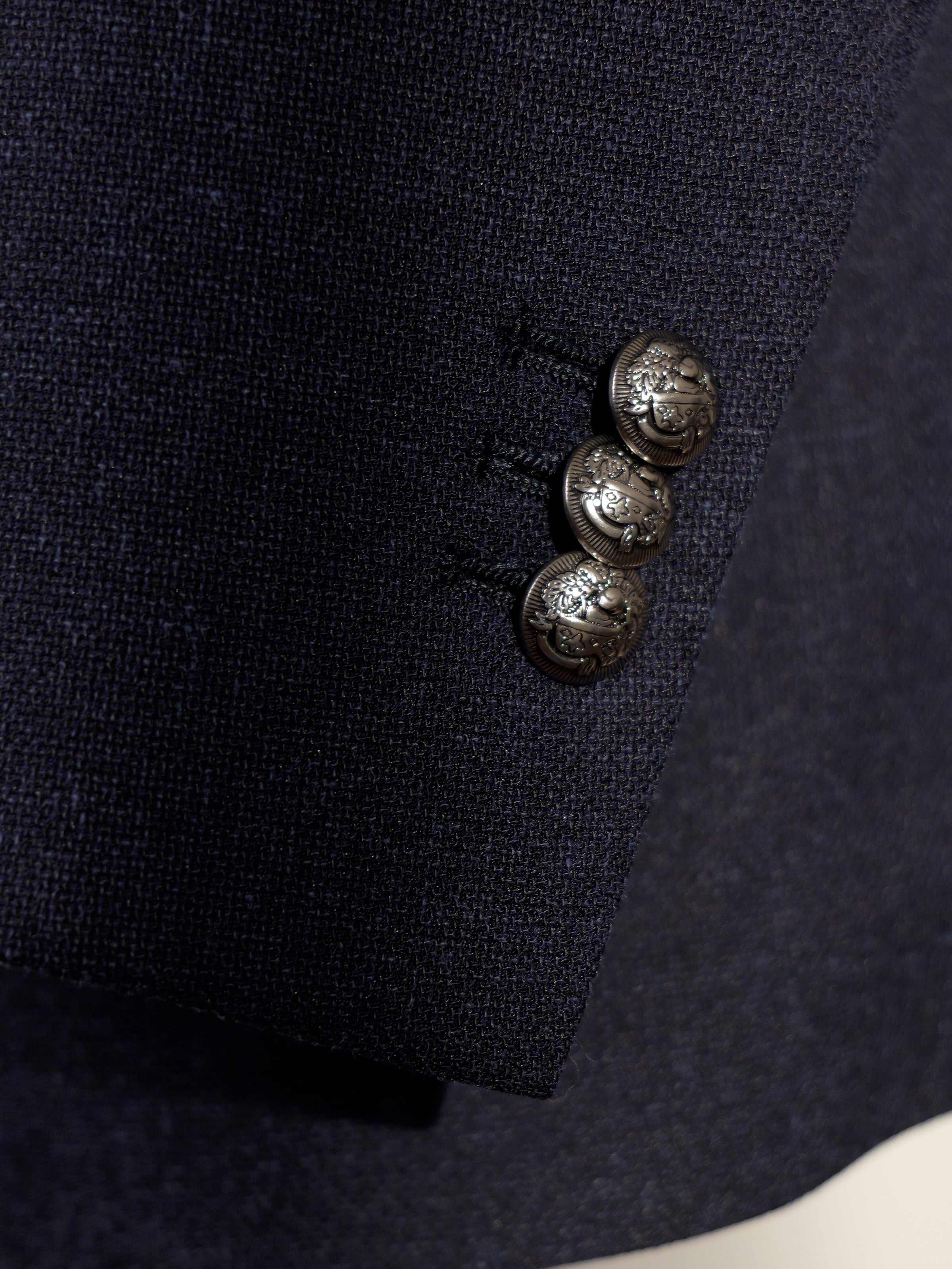 Men's Breathable Linen Blend Double-Breasted Blazer