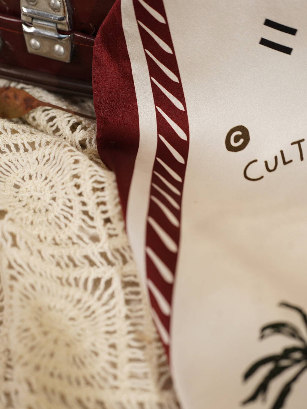 Hand-Painted Mulberry Silk Scarf