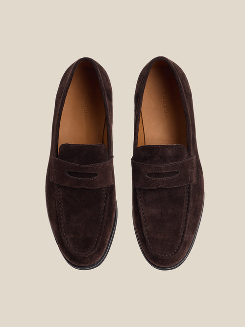 Genuine Leather Slip-On for Business Casual