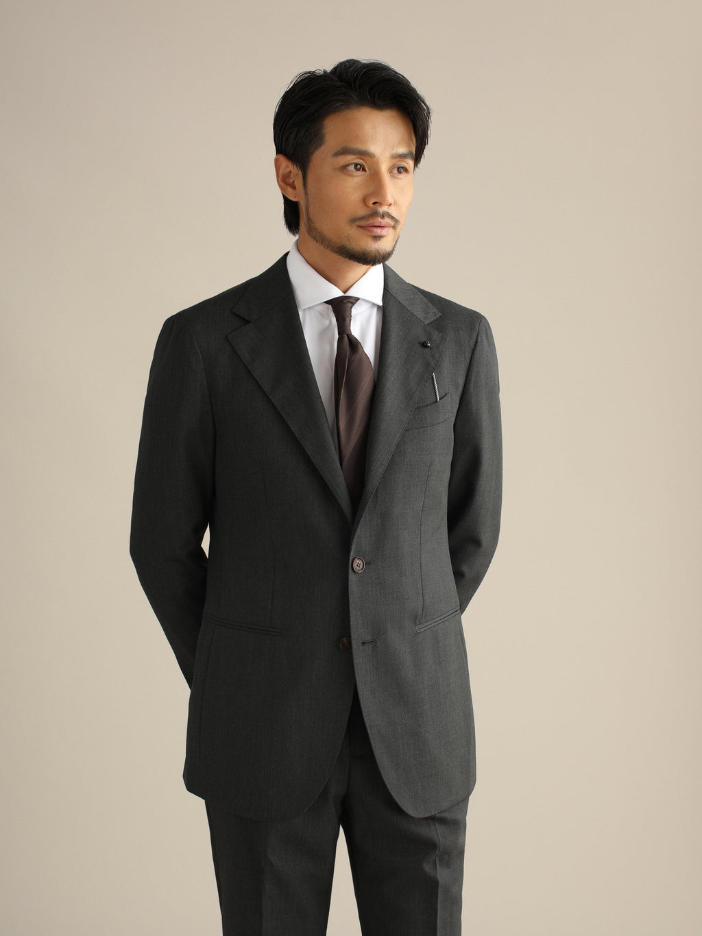 Men's High-Twist Wool Formal Suit – Wrinkle-Fre