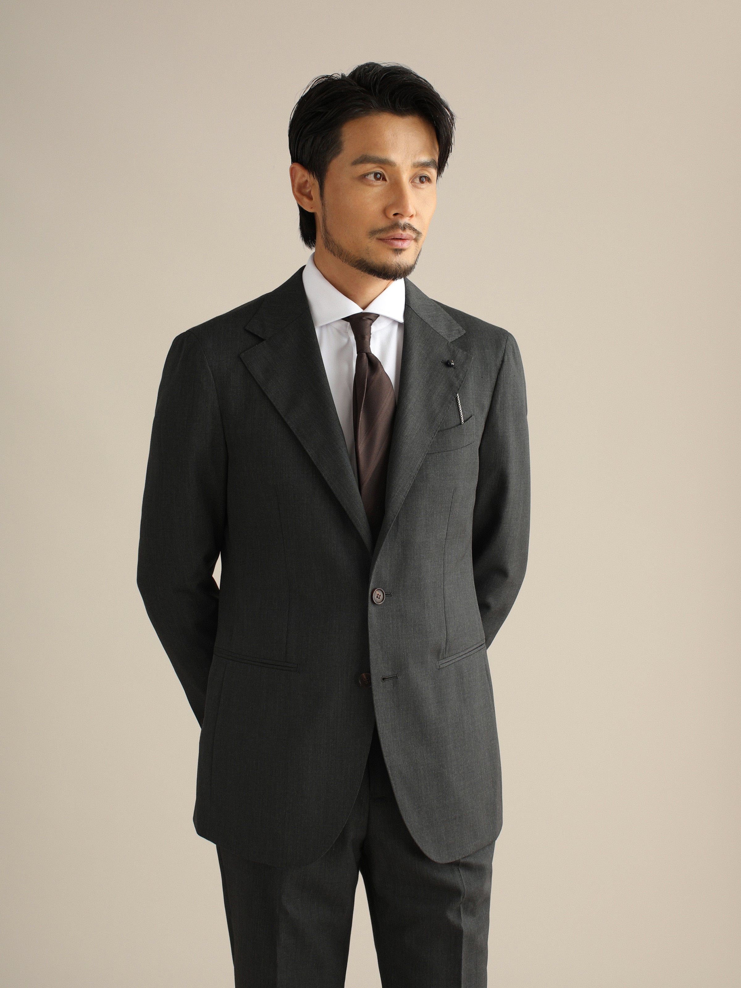 Men's High-Twist Wool Formal Suit – Wrinkle-Fre
