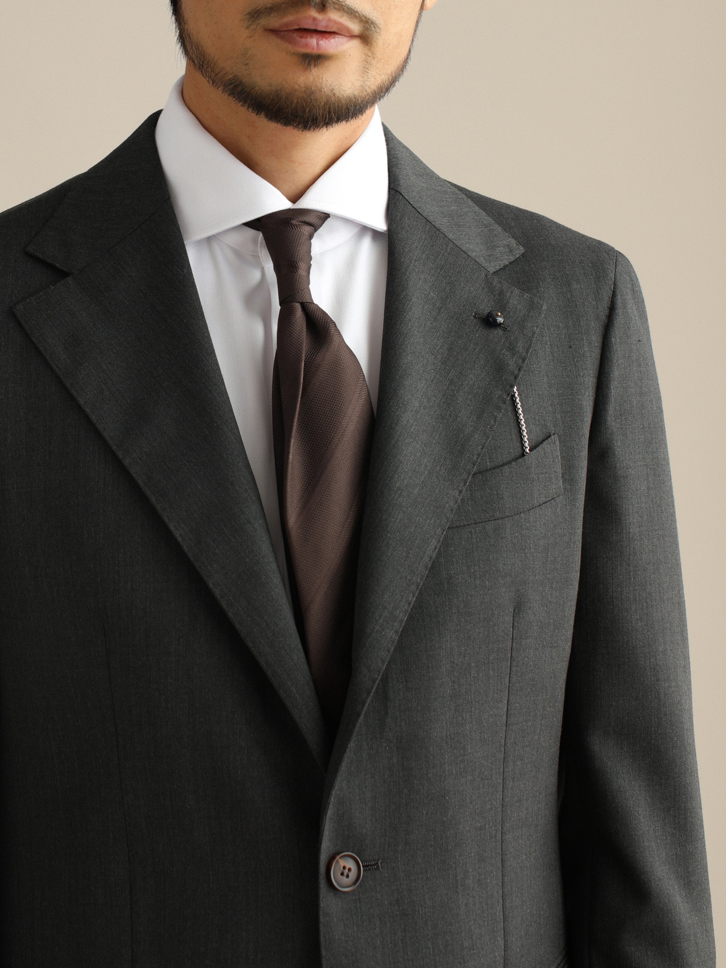 Men's High-Twist Wool Formal Suit – Wrinkle-Fre