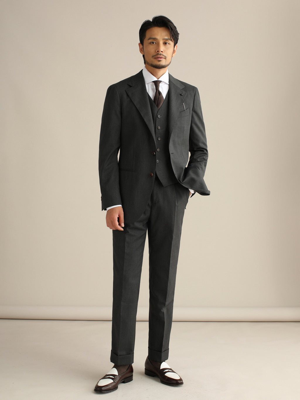 Men's High-Twist Wool Formal Suit – Wrinkle-Fre