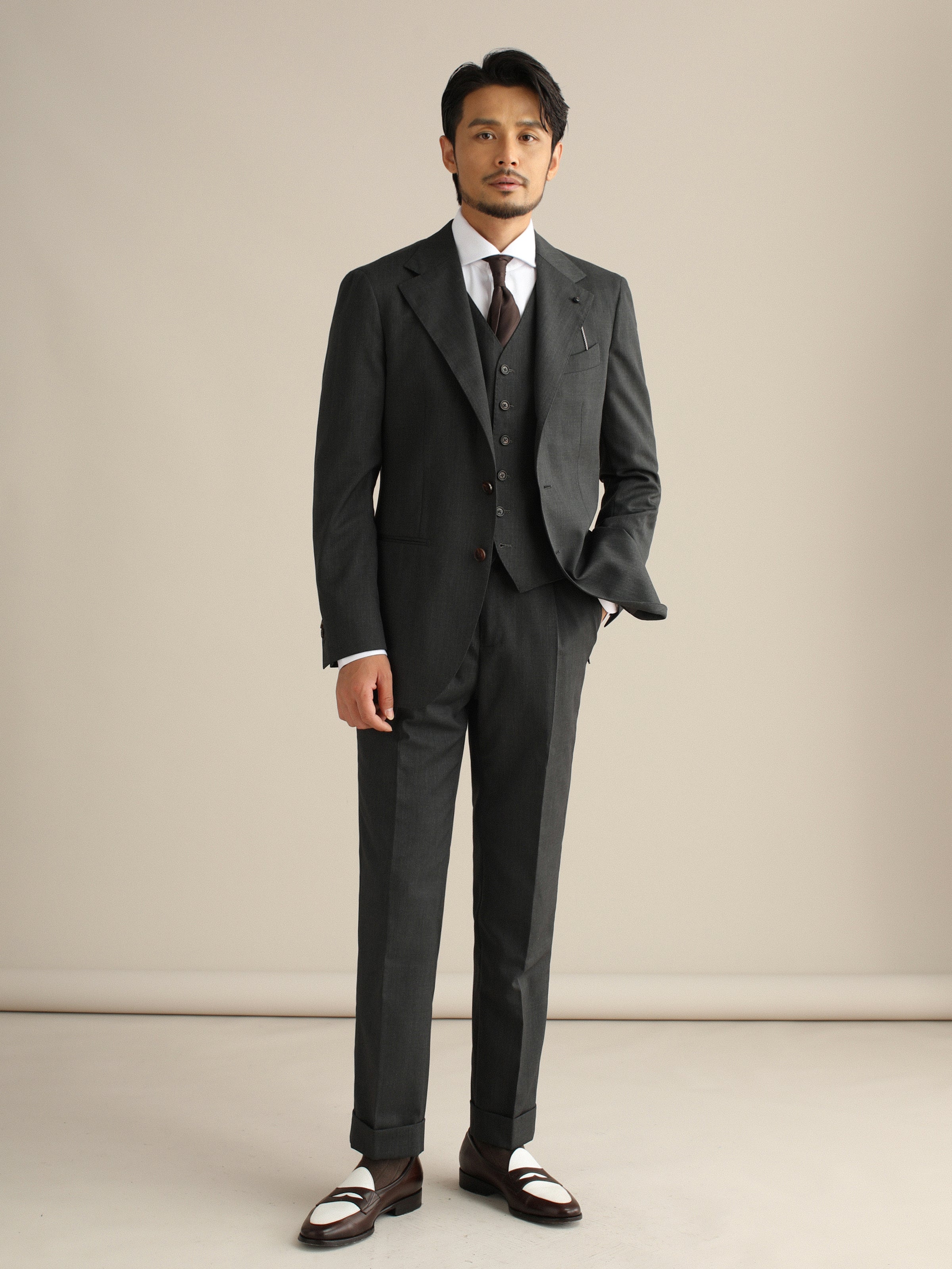 Men's High-Twist Wool Formal Suit – Wrinkle-Fre