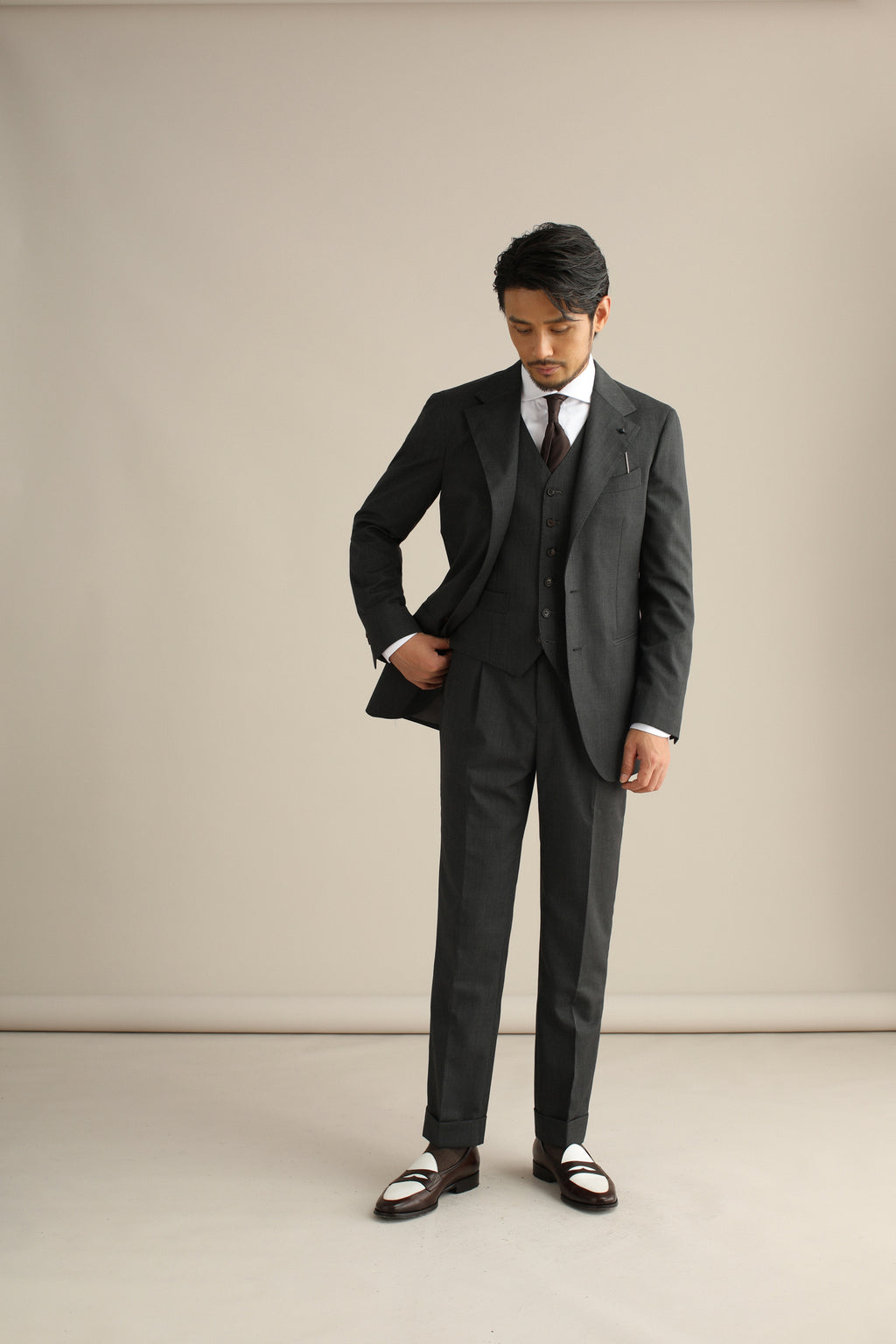 Men's High-Twist Wool Formal Suit – Wrinkle-Fre