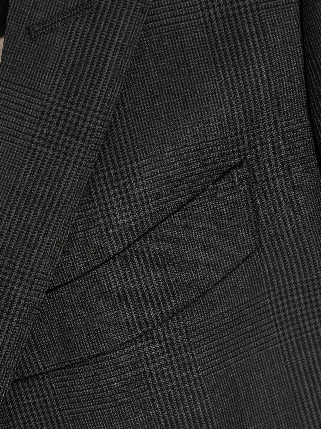 Men's 90s Merino Prince of Wales Half-Canvas Suit.
