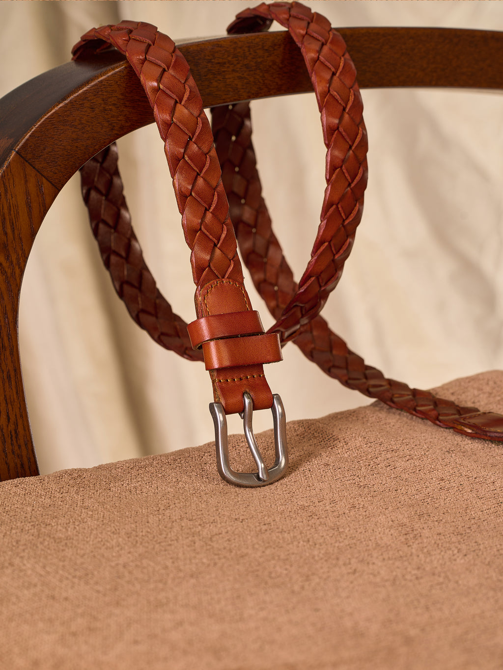 Vintage Versatile Woven Leather Belt