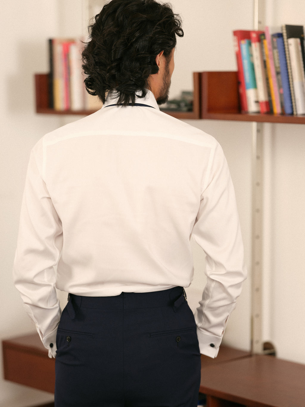 Men's Business Stripe Shirt made with Xinjiang Long-Staple Cotton