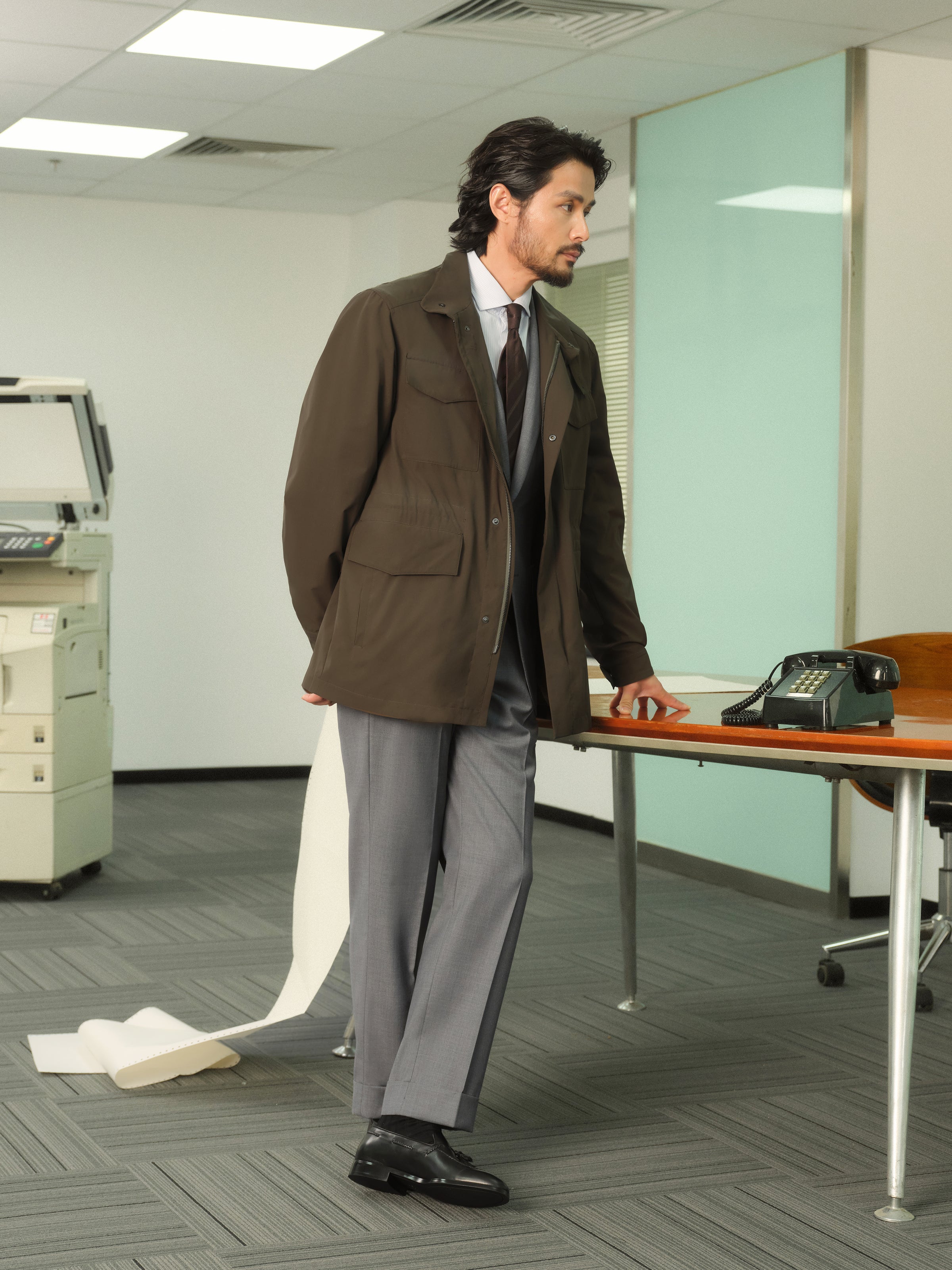 Men's Wrinkle-Resistant Durable Classic Commuter M65 Jacket