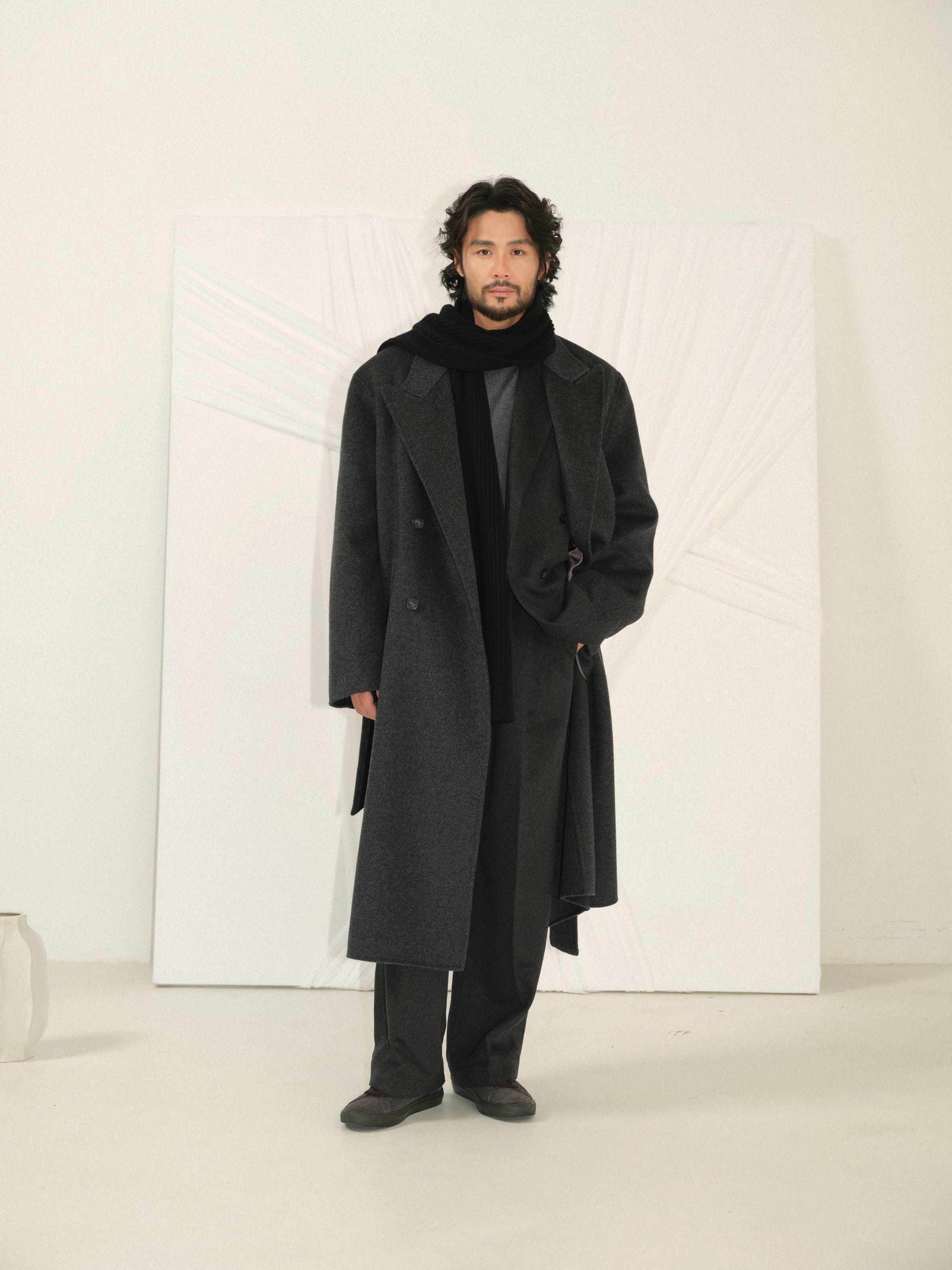 850g Double-Breasted Overcoat