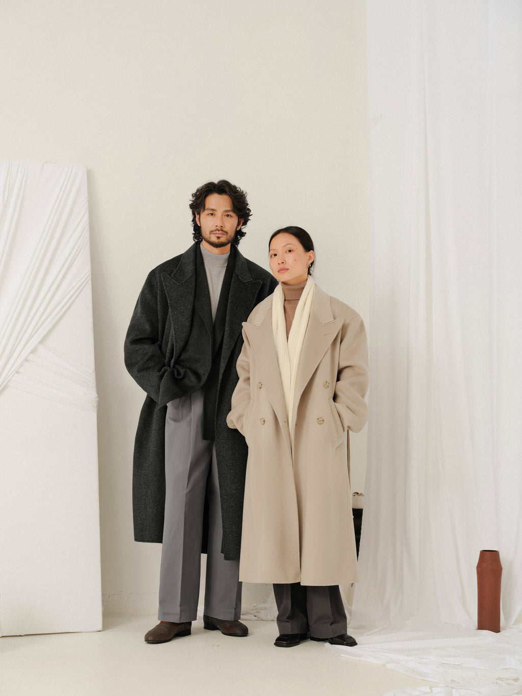 850g Double-Breasted Overcoat
