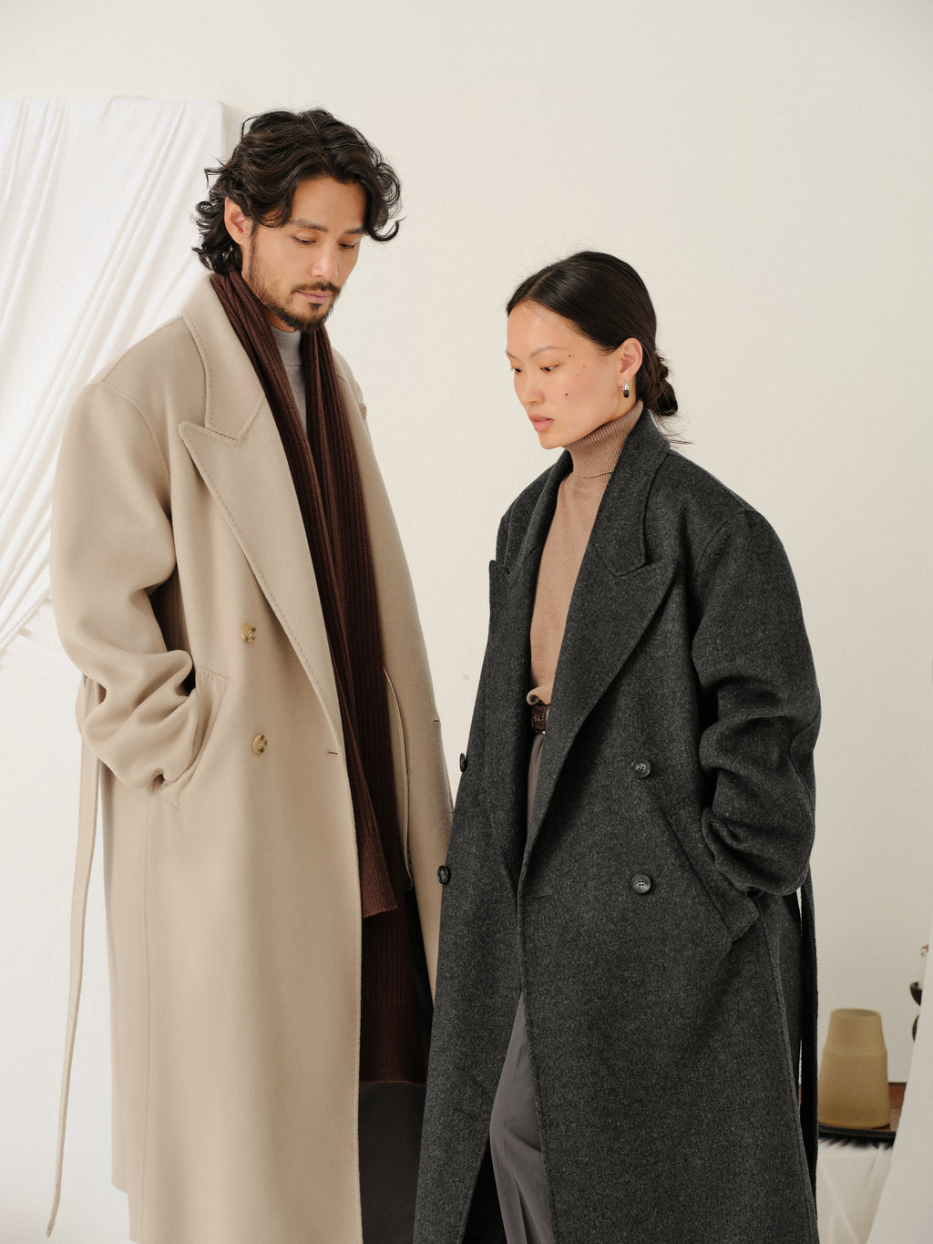 850g Double-Breasted Overcoat