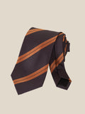 8CM Fine Twill Retro Striped Business Tie