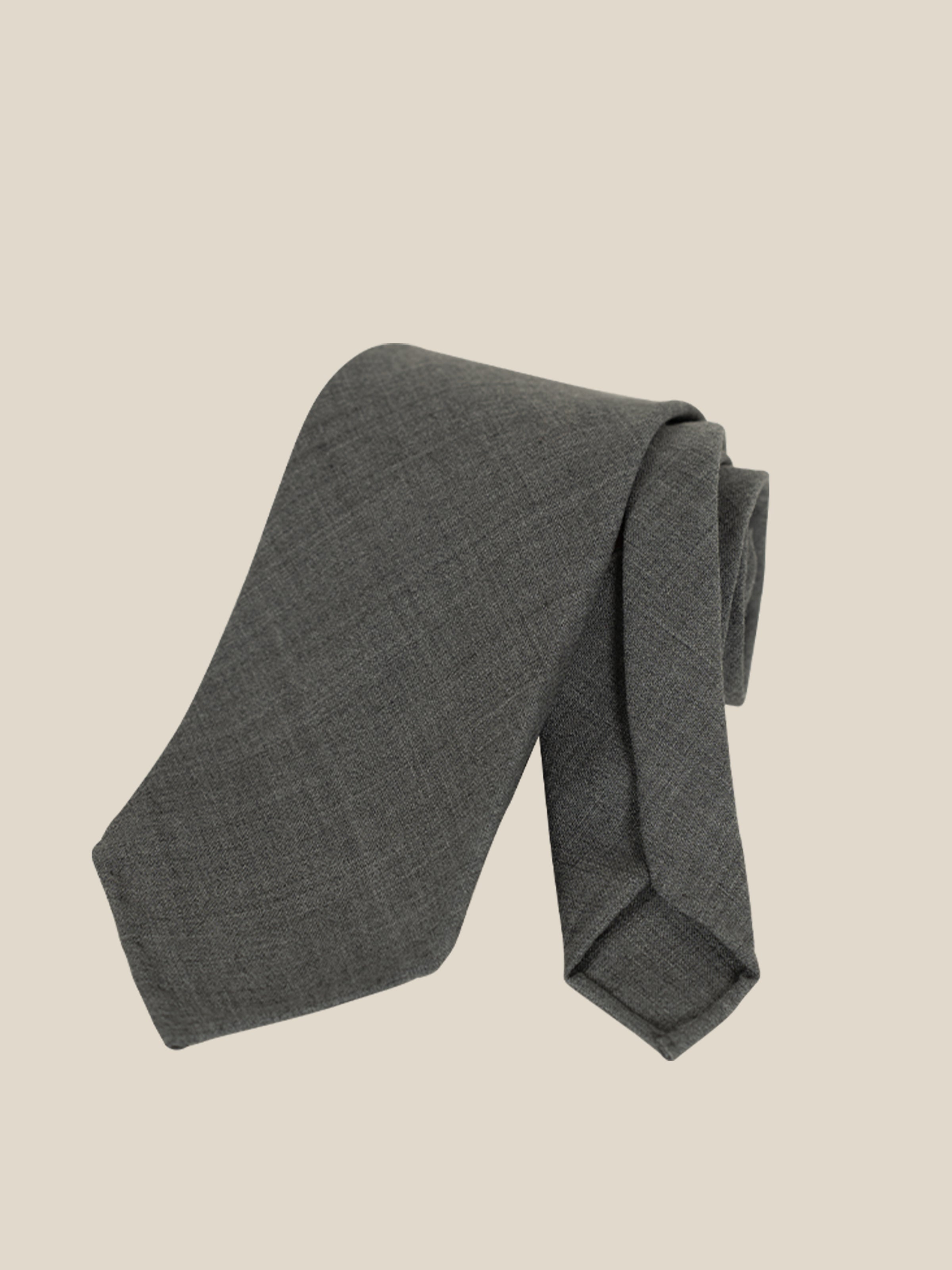 Handmade Three-Fold Italian Wool Tie