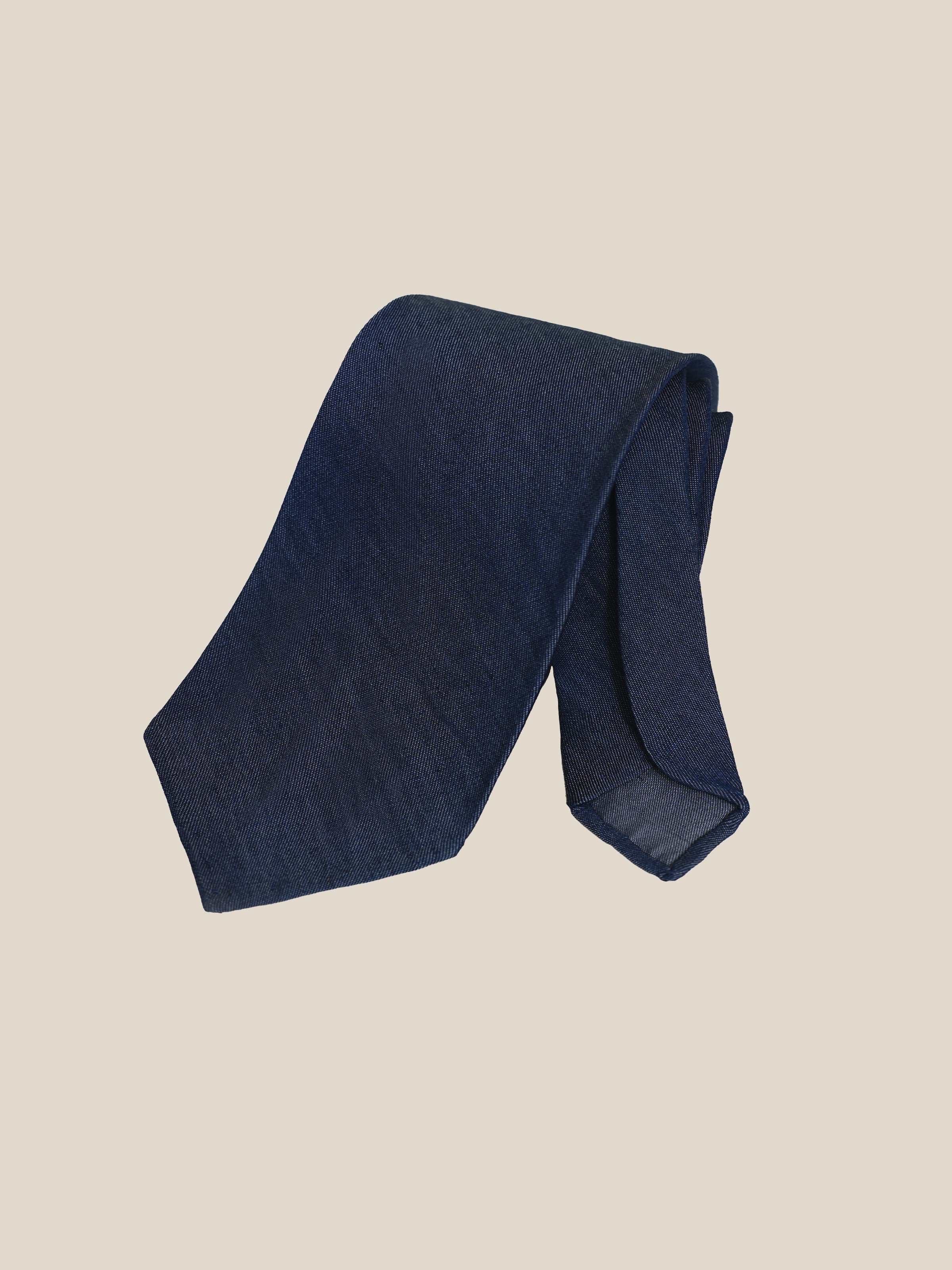Retro Naples Handmade Linen Tie