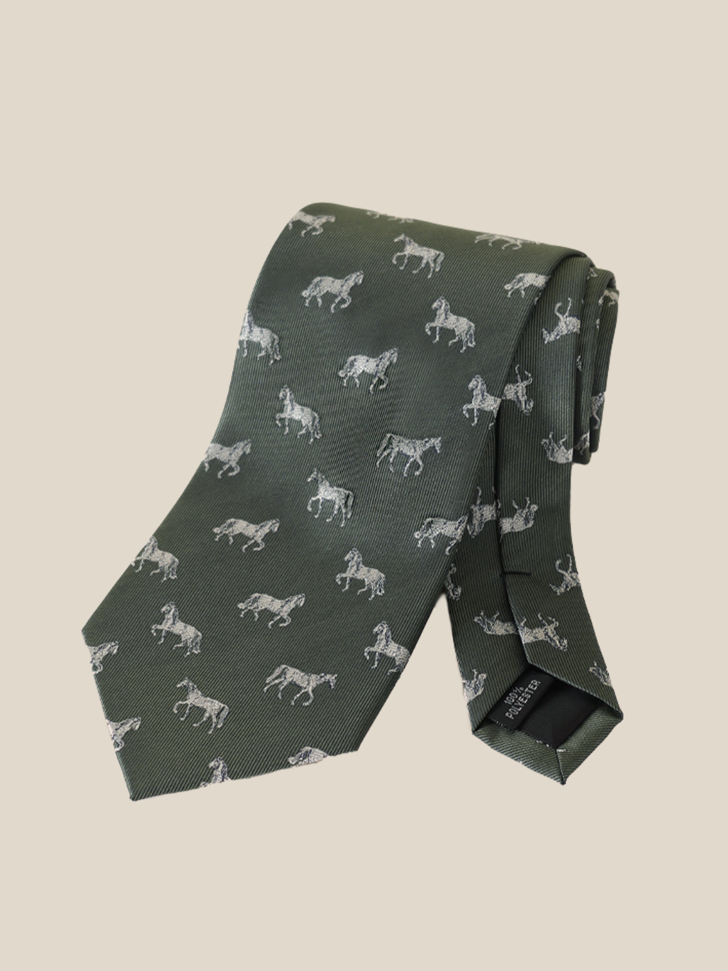 Vintage Casual Full-Lined 8CM Animal Print Tie