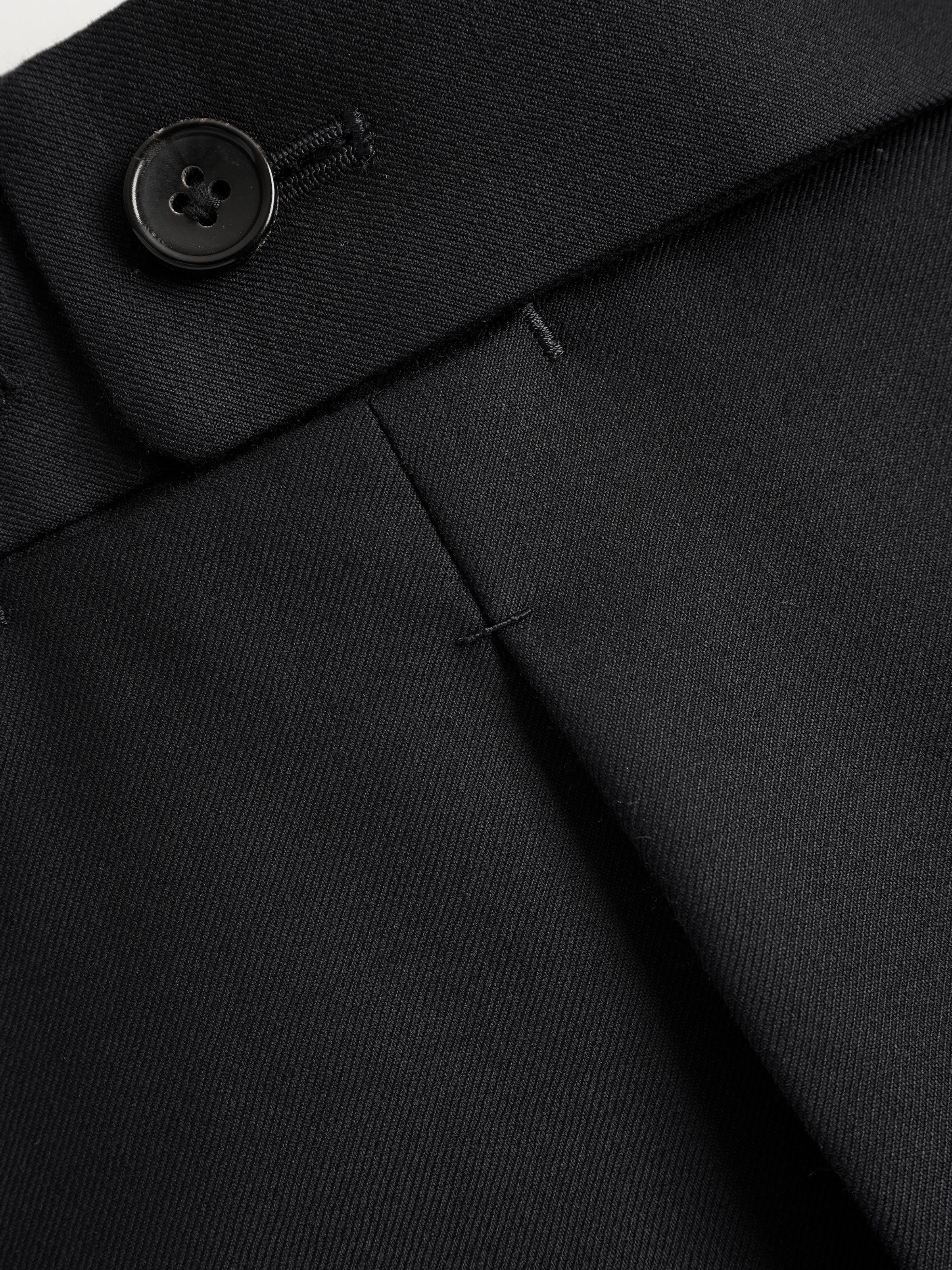 Men's 130S Italian Virgin Wool Straight Trousers