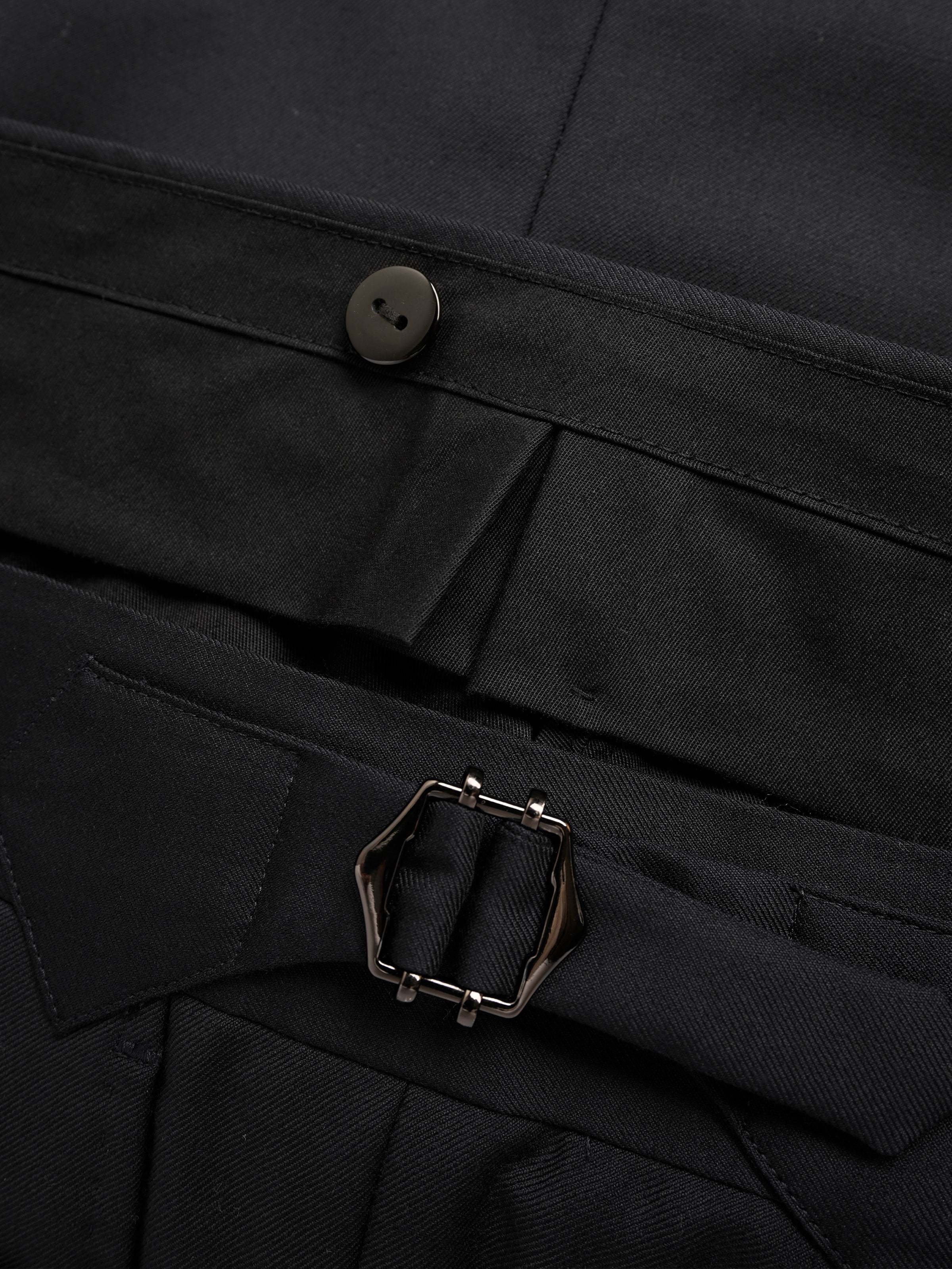 Men's 130S Italian Virgin Wool Straight Trousers