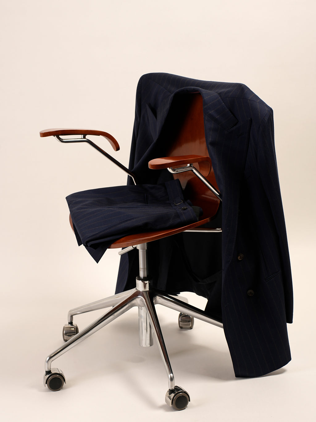 Dark Grey Herringbone Blazer