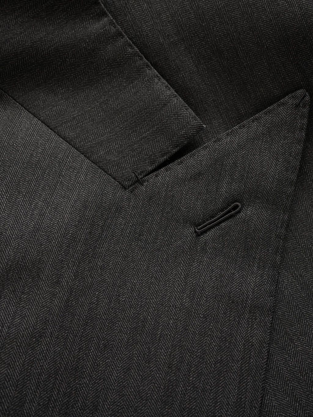 Men's 120S Wool Herringbone Suit