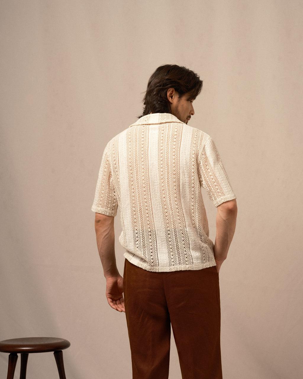 Men's Linen-Cotton Polo Shirt