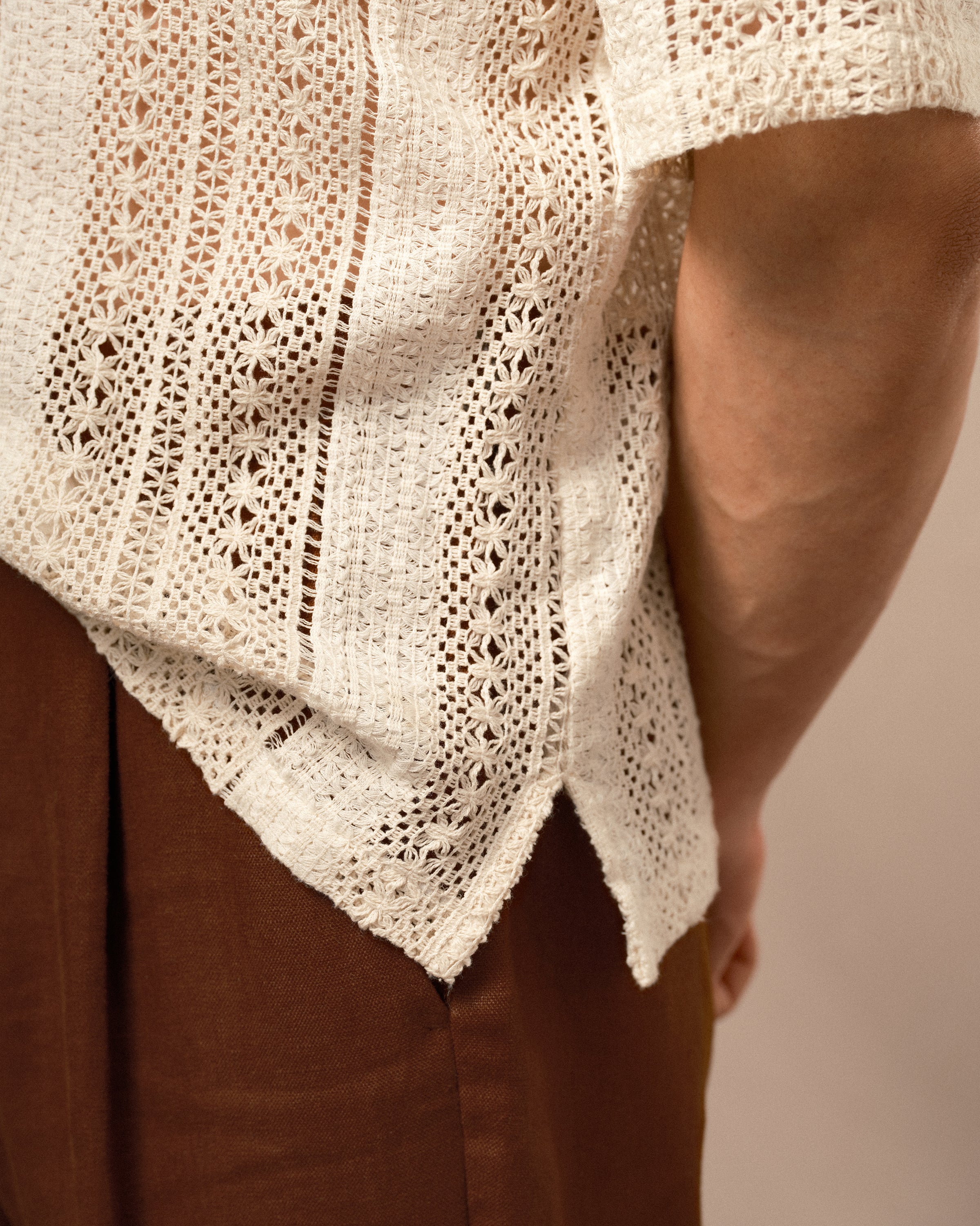 Men's Linen-Cotton Polo Shirt