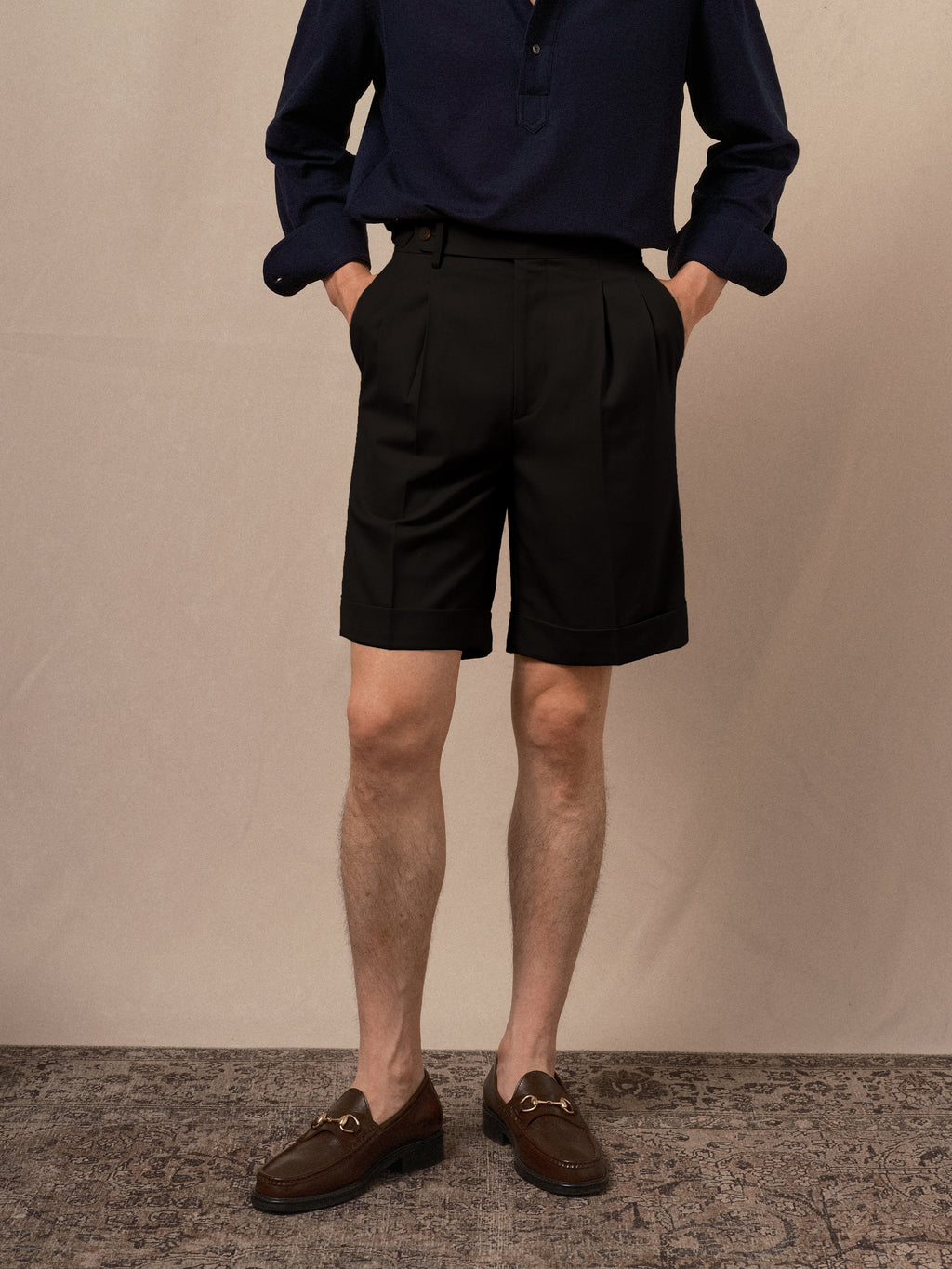 Men's Wrinkle-Free Retro Casual Shorts