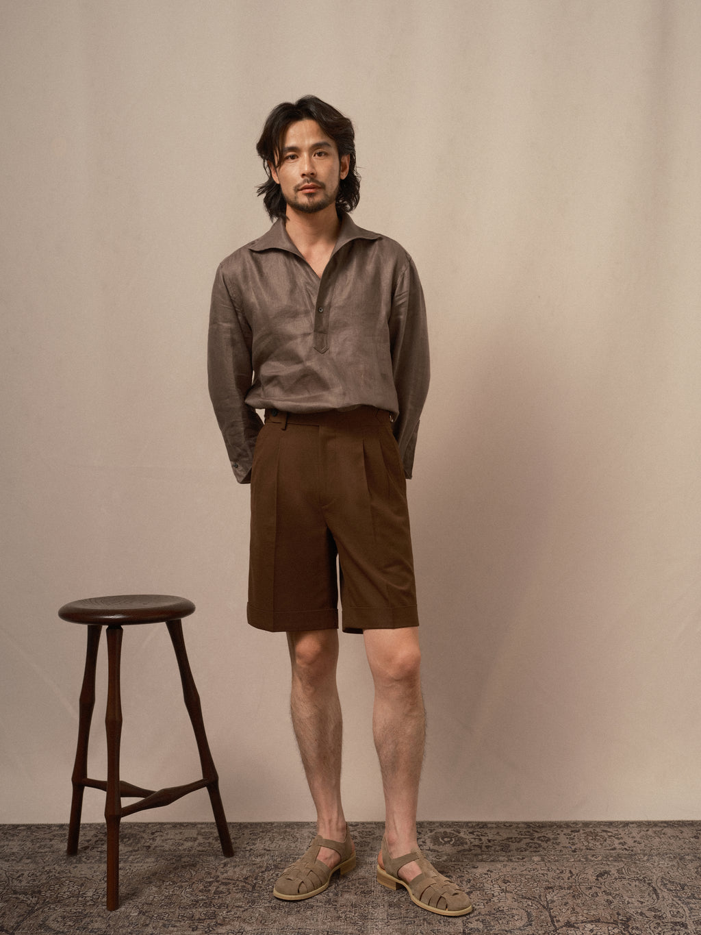 Men's Wrinkle-Free Retro Casual Shorts